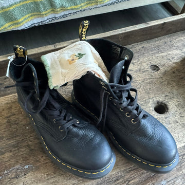 Chunky thrifted boots...