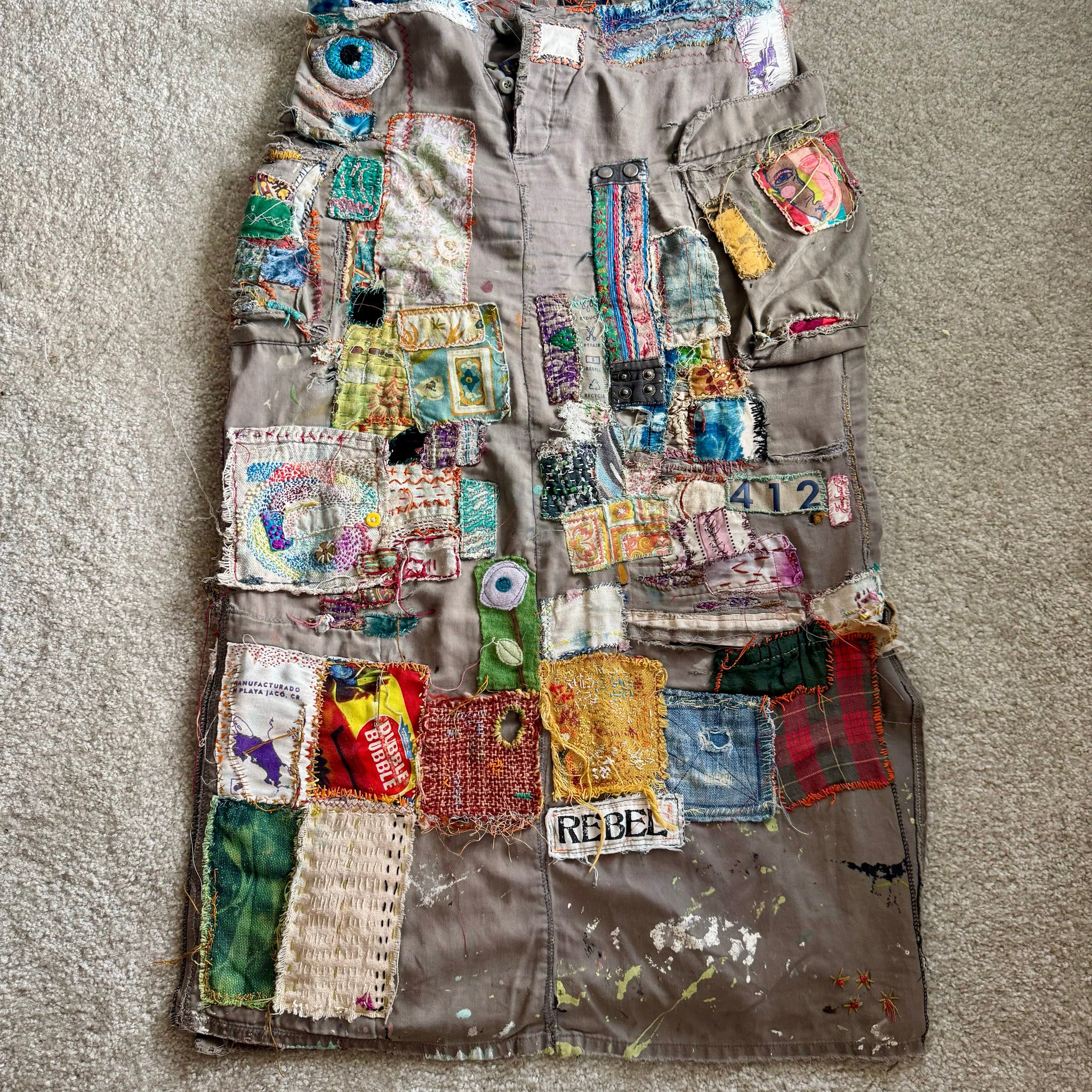 A forever slow stitching skirt...