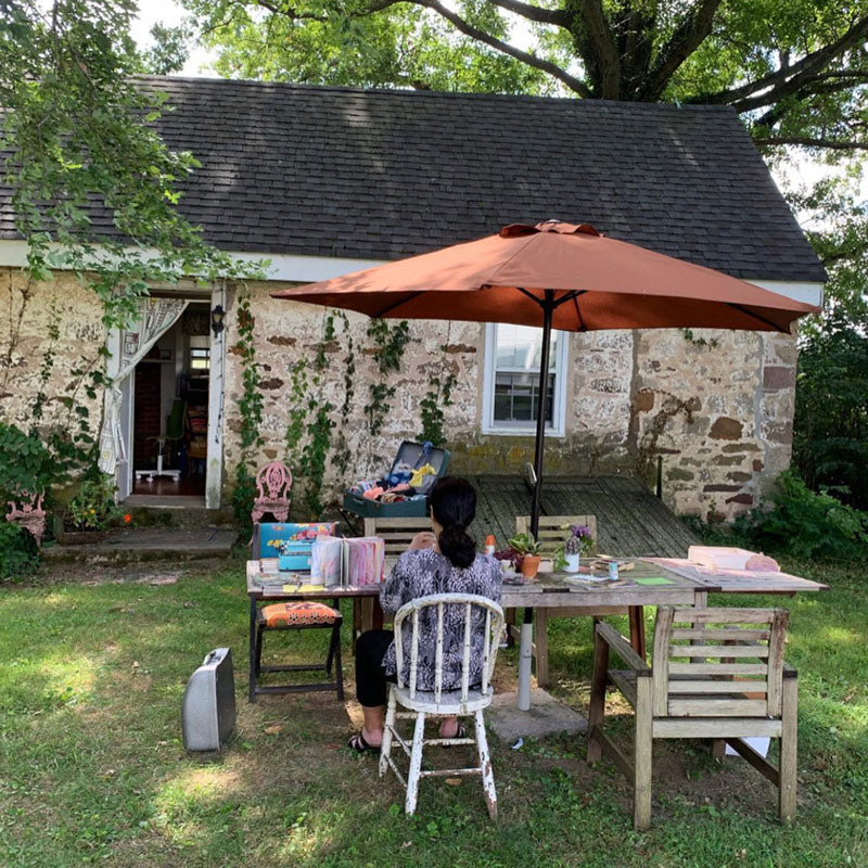 A Long Edge of Summer Weekend at my Cottage Studio: Unconventional Stitching, June 24th-June 27th, 2027